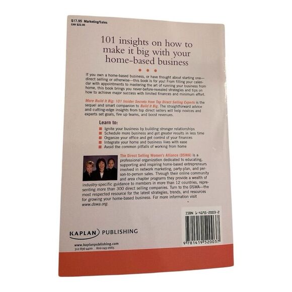 More Build It Big: 101 Insider Secrets for Direct Selling Success - Picture 2 of 2